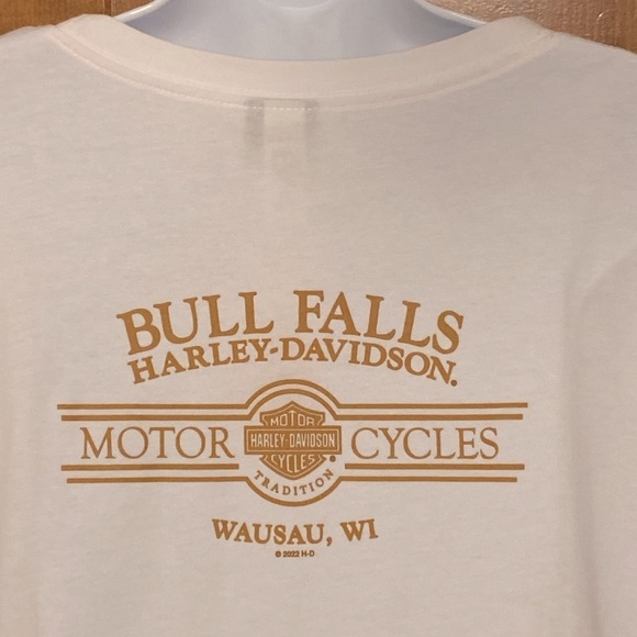 Harley Davidson Short Sleeve Brand New Made in USA from Wausau WI Size 2 XL - Picture 9 of 10